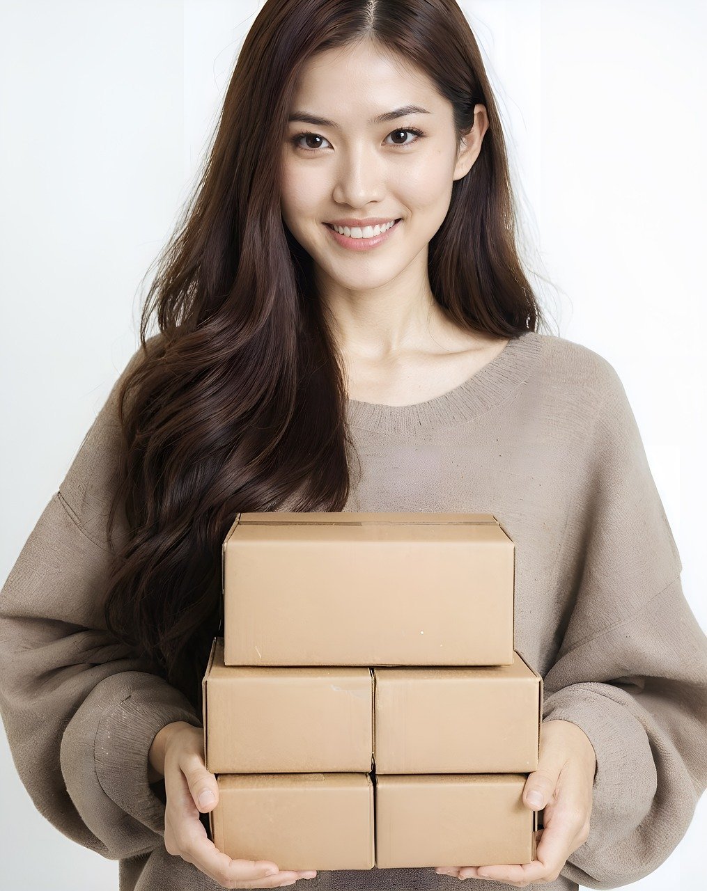 ai generated, woman, parcels-8718610.jpg